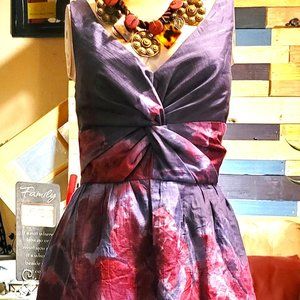 LEILA ROSE FOR NEIMAN MARCUS-- sleeveless with pockets, V-Neck, Lining and Tulle